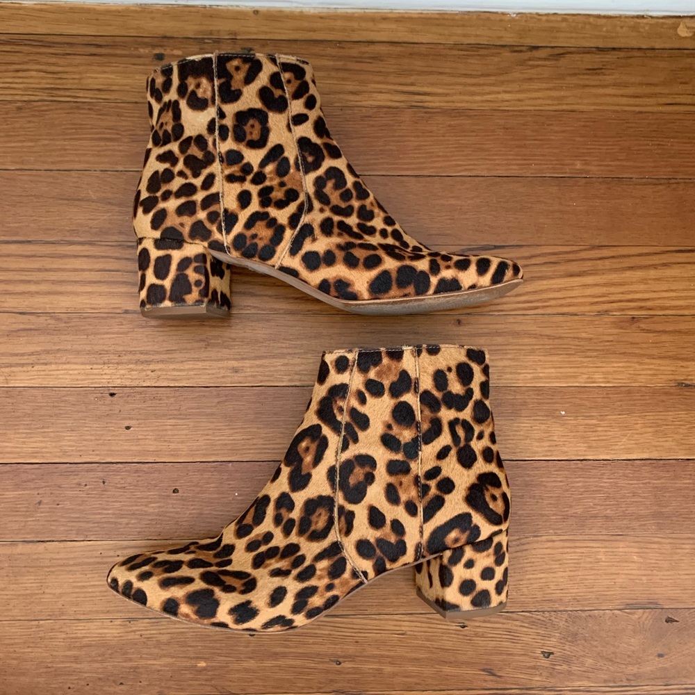 Madewell Jada leopard ankle boot
